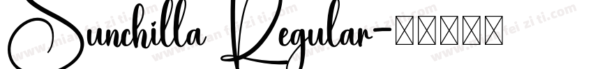 Sunchilla Regular字体转换